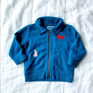 Bobo chooses zip up sweater